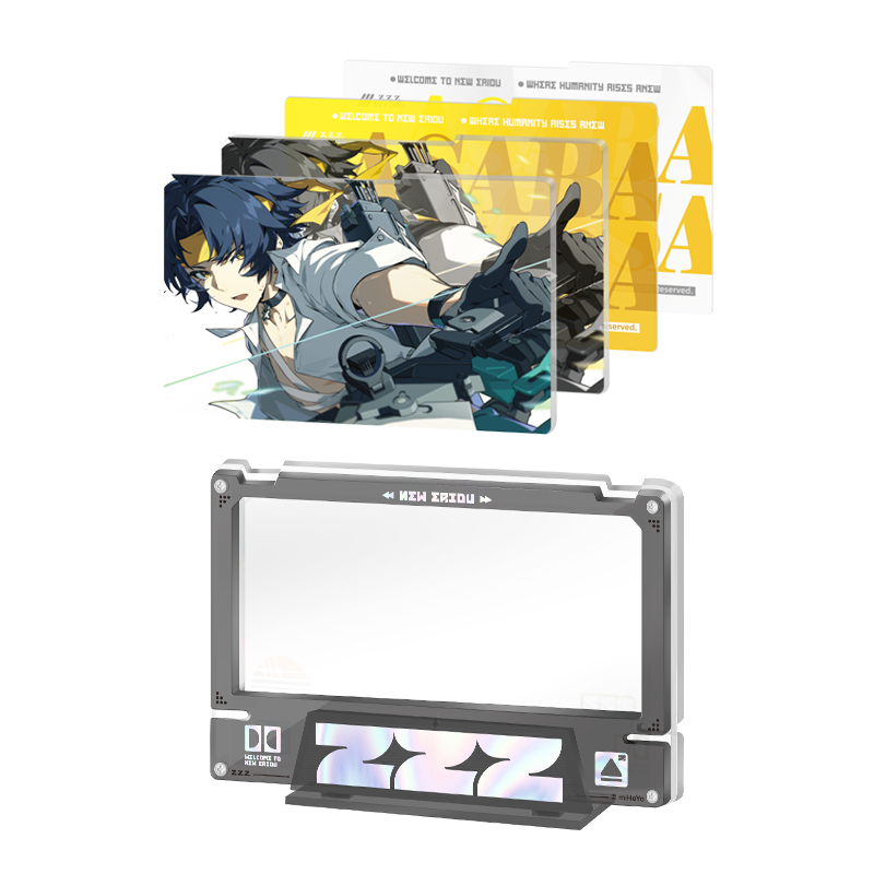 王一博　公式応援サイリウム(初回限定カード付) ゼンゼロ公式店】影画 アクリルカード＆フレーム 対ホロウ6課 98
