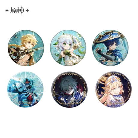 【原神公式店】虚空劫灰往事書 缶バッジ 18元