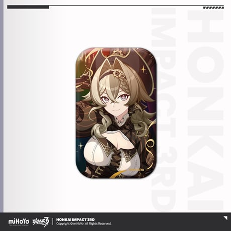 【崩壊3rd公式店】誕生日 スクエア 缶バッジ 15元