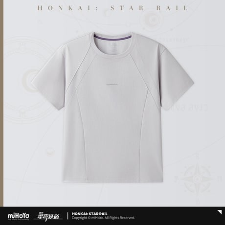 【崩スタ公式店】キャストリス Tシャツ ライトグレー 149元 （予約10下発送）