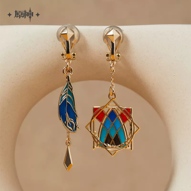 原神公式店】郁林与飛沙 カーヴェ イヤリング 99元 | ちゃぱん