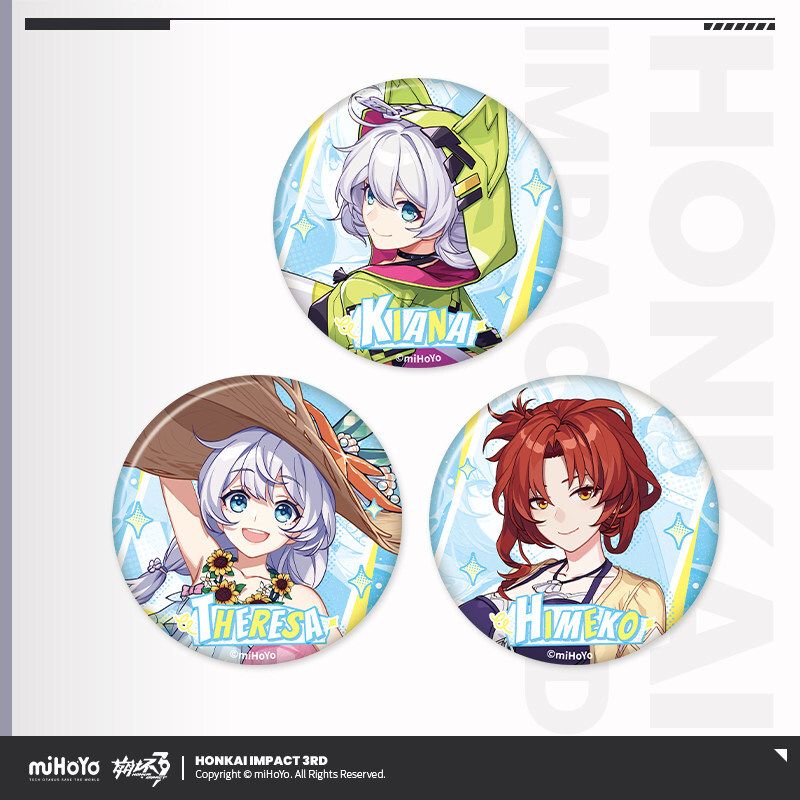 崩壊3rd セルマ　缶バッジ　20枚セット 崩壊3rd公式店】 聖痕 缶バッジ セット 夏日特輯 30元 (予約200日以内
