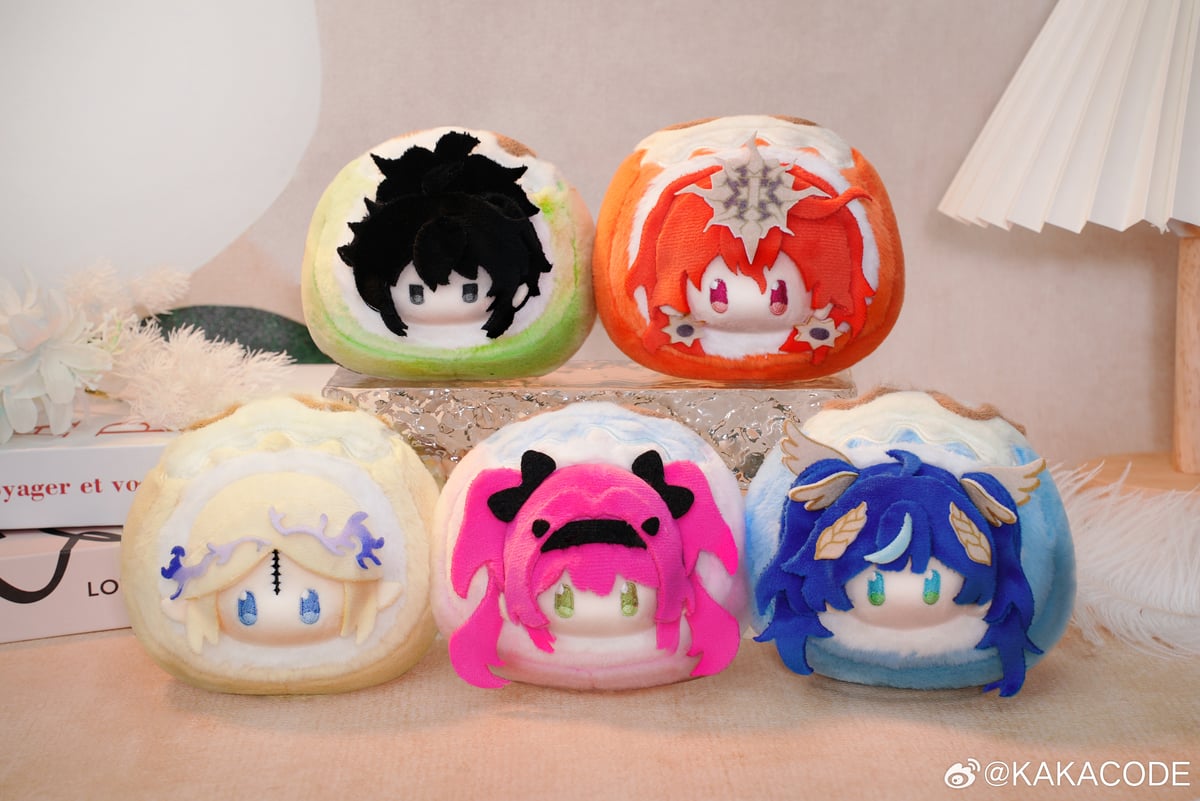 鳴潮】現地代行 澄空漫頻 ロールケーキ ぬいぐるみ 71.8元 （予約100日