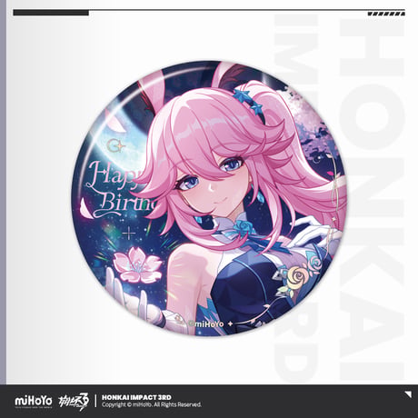 【崩壊3rd公式店】 2025年 生誕祭 缶バッジ 18元