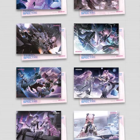 【KURO GAMES旗艦店】2601 パニグレ CG ポストカード セット 20元 （予約6下発送）