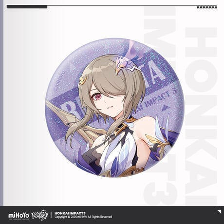 【崩壊3rd公式店】戦乙女 ラメ 缶バッジ セット（予約200日以内発送） 195元