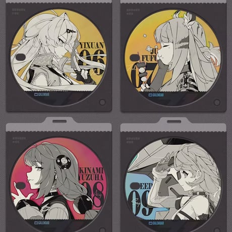 【ゼンゼロ公式店】アクリル 万年カレンダー 第2弾 118元