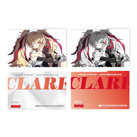 【ゼンゼロ公式店】影画 アクリルカード＆フレーム フリンツ工房 98元 （予約2027年3下発送）