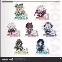 【崩壊3rd公式店】  七術・奇遇の夜 ちびキャラ アクリルスタンド 28元
