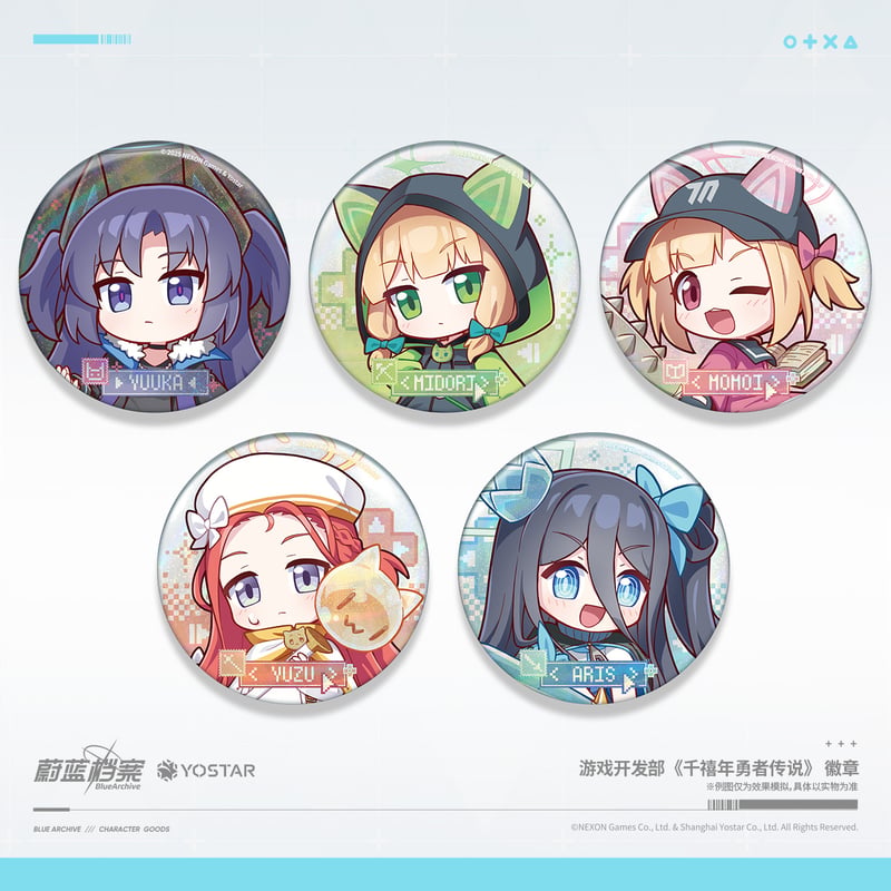 ブルアカ公式店】2507 ミレニアム勇者伝説 缶バッジ 20元 | ちゃぱん