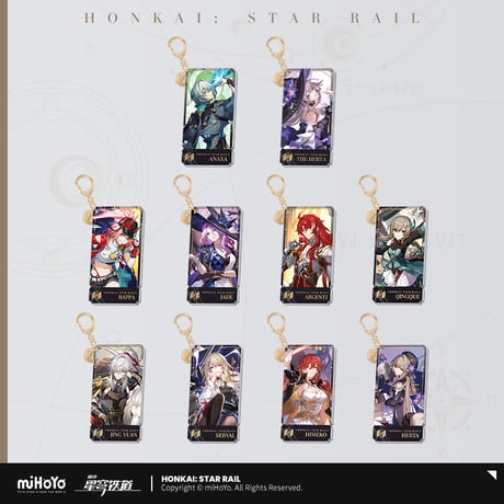 【崩スタ公式店】知恵運命 アクリルキーホルダー 32元