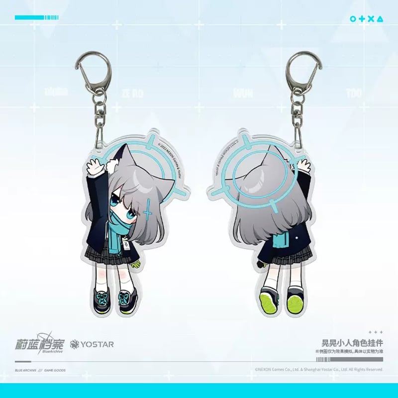 ブルーアーカイブ ブルアカ PEER 現代デパート アクリルキーホルダー アヤネ ブルーアーカイブ ブルアカ PEER 現代デパート アクリル