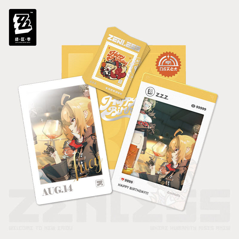 ゼンゼロ公式店】HB2U 誕生日記念 カードセット 第7弾 28元 （予約9上