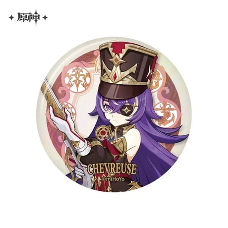【原神公式店】フォンテーヌ 缶バッジ 12元
