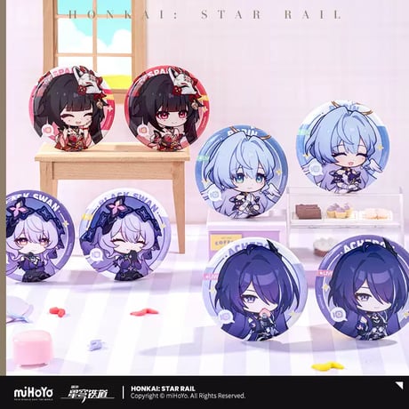 【崩スタ公式店】 ミスターフク郎の客室 缶バッジセット A 30元