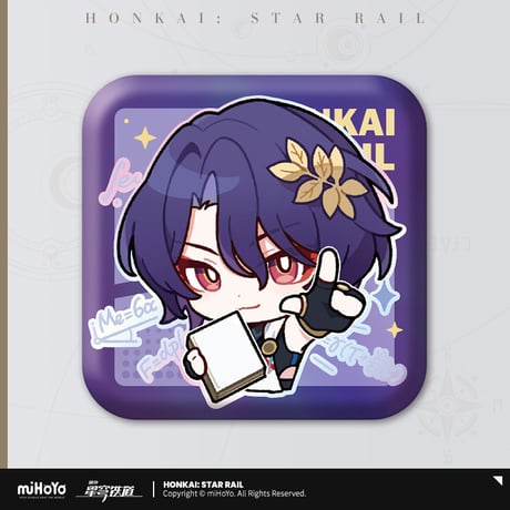 【崩スタ公式店】パム展覧会 スクエア 缶バッジ A 15元