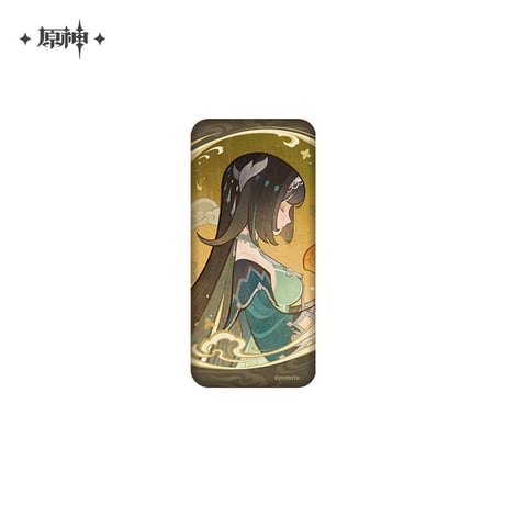 【原神公式店】雲間月 璃月 紙 缶バッジ 15元 （予約10下発送）