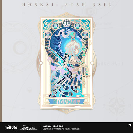 【崩スタ公式店】如我所書 金属 ブックマーク 58元 （予約200日以内発送）
