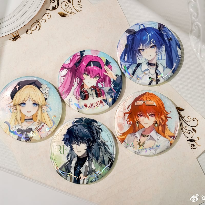 鳴潮】現地代行 澄空漫頻 等身 缶バッジ 21.8元 （予約100日以内発送