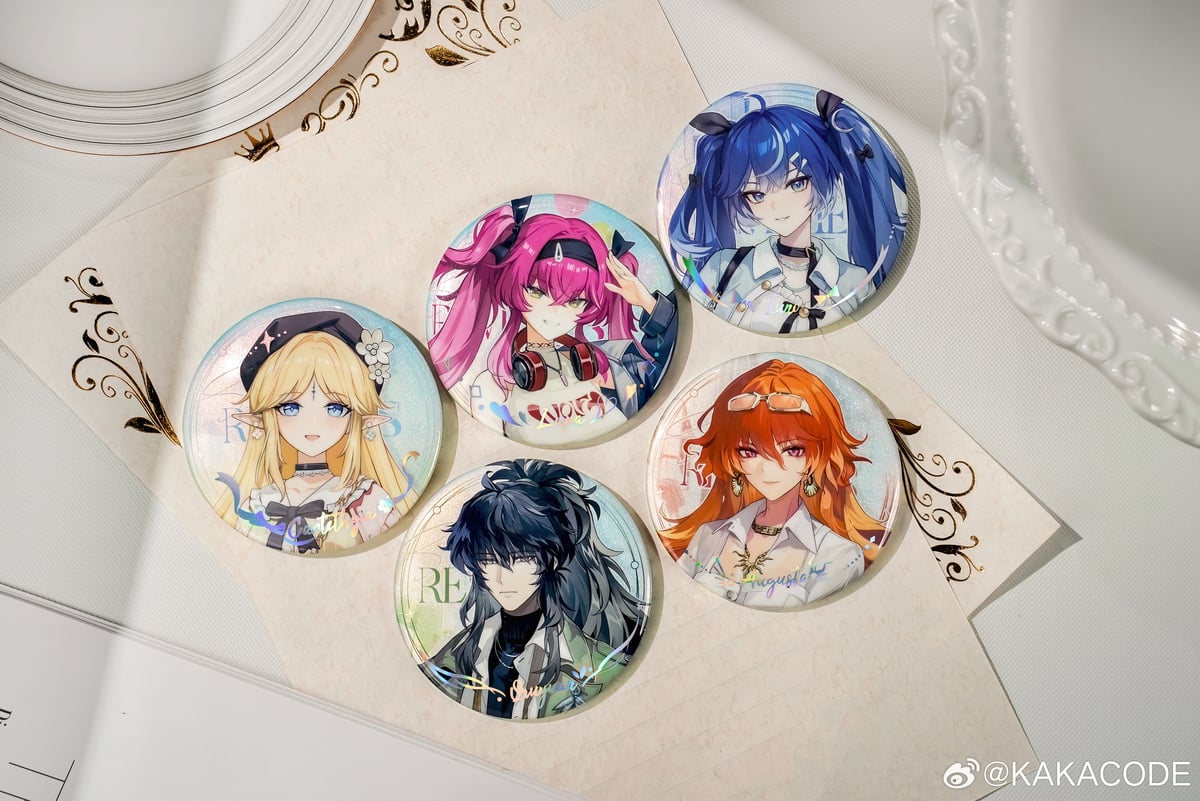 激レア　潮風放送局 みなとSTATIONらじお! 缶バッジ 鳴潮】現地代行 澄空漫頻 等身 缶バッジ 21.8元 （予約100日以内発送