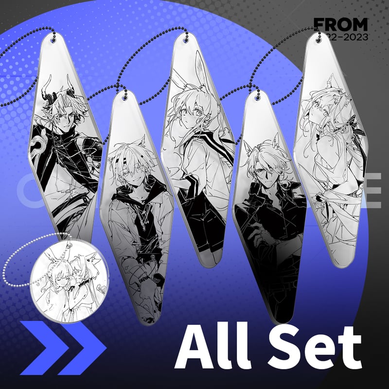 公式絵師】明日方舟 min氏 Comfort Zone アクリルチャーム 10元