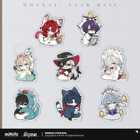 【崩スタ公式店】男子宿舎 ちびキャラ アクリルブロック 25元
