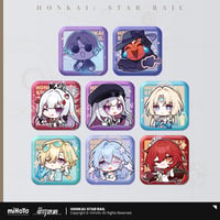 【崩スタ公式店】パム展覧会 スクエア 缶バッジ D 15元（予約200日以内発送）