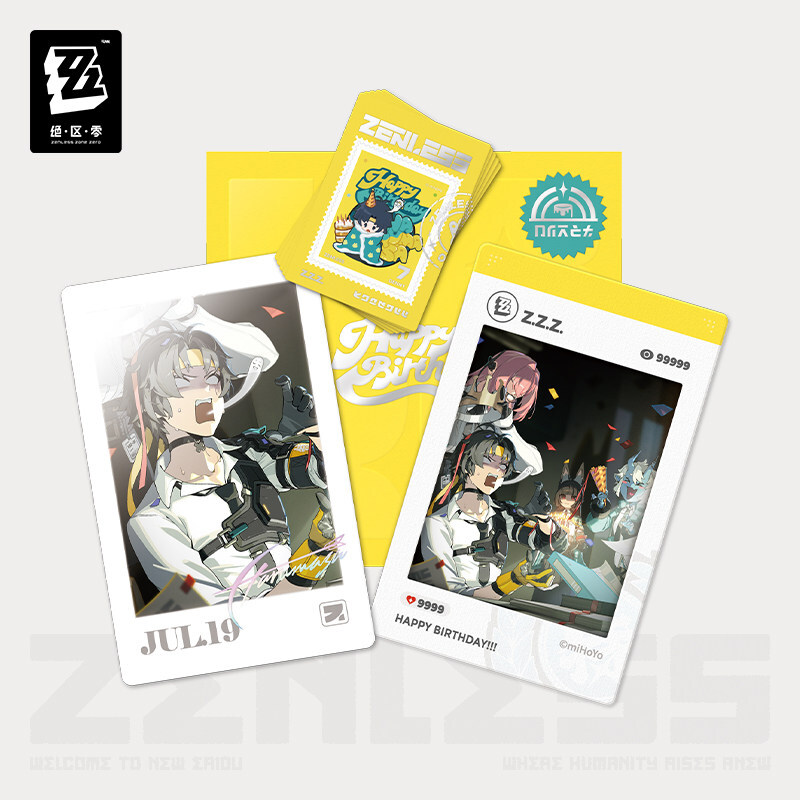 ゼンゼロ公式店】HB2U 誕生日記念 カードセット 第7弾 28元 （予約9上