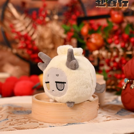【明日方舟公式店】2602 龍泡泡 中華まん マスコットチャーム 単品 45元 （予約200日以内発送）