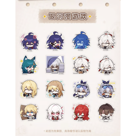 【崩スタ公式店】パム展覧会 フレークシール15元