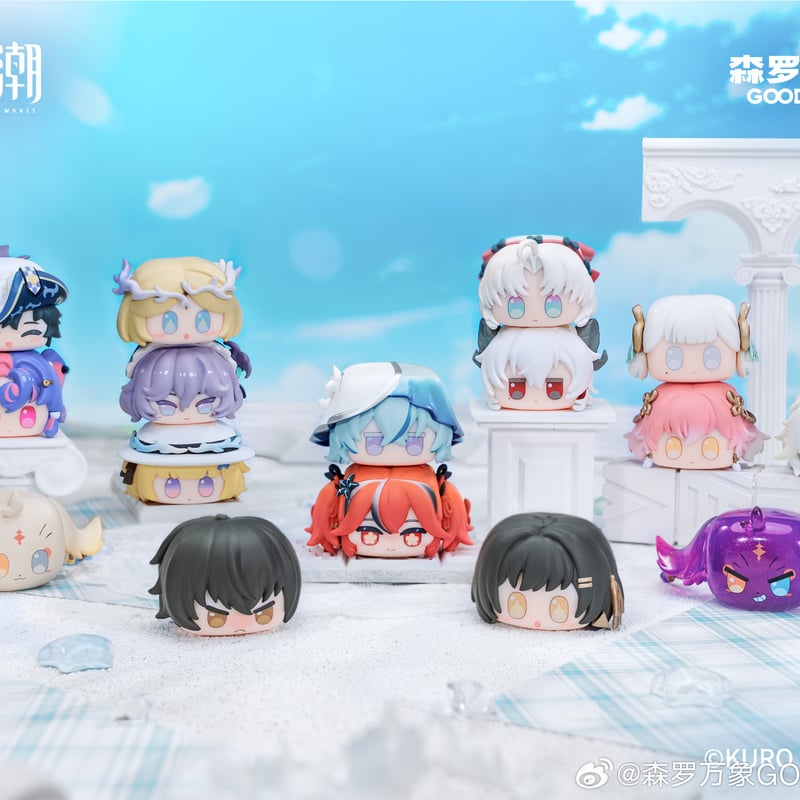 KURO GAMES旗艦店】鳴潮 お団子 つみつみ フィギュア セット 478.4元