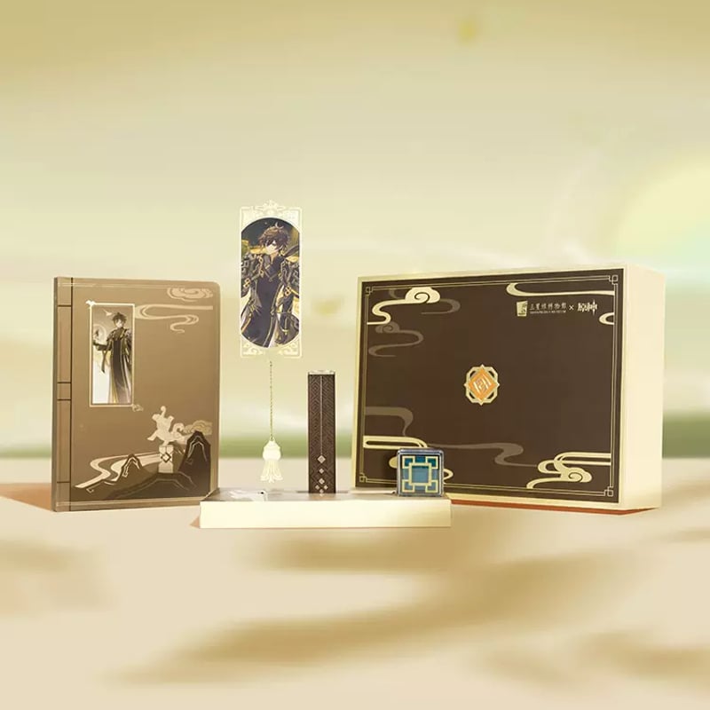 原神公式店】三星堆博物館コラボ 鍾離 文具セット 169元 | ちゃぱん