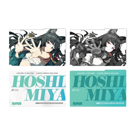【ゼンゼロ公式店】影画 アクリルフレーム用 交換カード 対ホロウ6課 38元