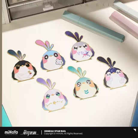 【崩スタ公式店】 折り紙の小鳥 金属しおり 25元