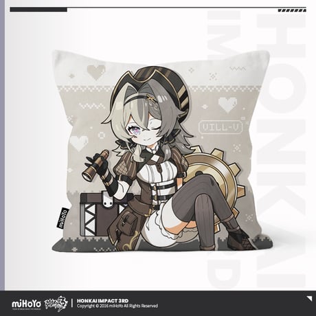 【崩壊3rd公式店】ちびっこ英傑 クッション 60元