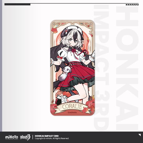 【崩壊3rd公式店】夜綻芳華 缶バッジ 15元 (予約200日以内発送)