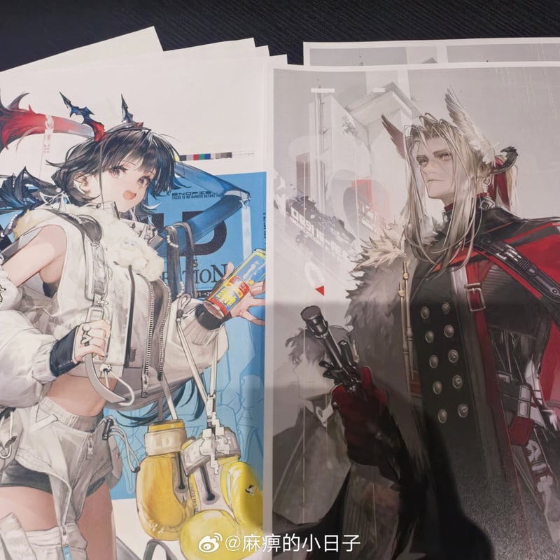 明日方舟：終末地】公式絵師 Liduke 氏 ミニポスター 12元 （予約4下