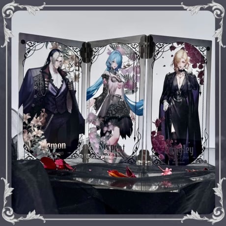 【無期迷途】 HAPPY ZOO 屏風風 アクリルスタンド 45元 (予約70日以内発送)