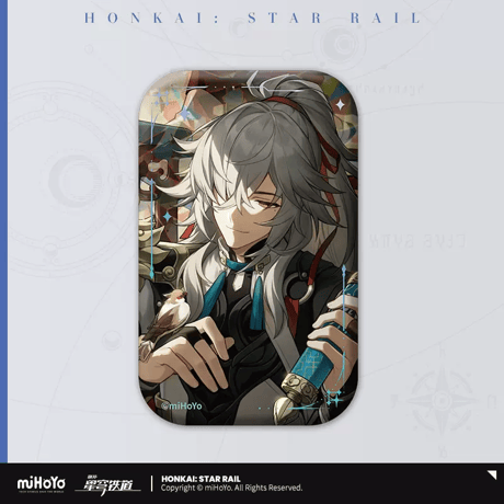 【崩スタ公式店】光円錐 スクエア 缶バッジ A 15元