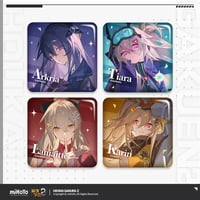 【崩壊学園2公式店】崩壊学園編 スクエア 缶バッジ 15元