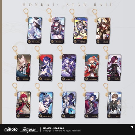 【崩スタ公式店】虚無運命 アクリルキーホルダー 32元