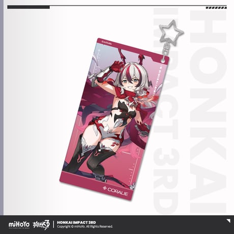 【崩壊3rd公式店】第二部 立ち絵 キーホルダー 32元