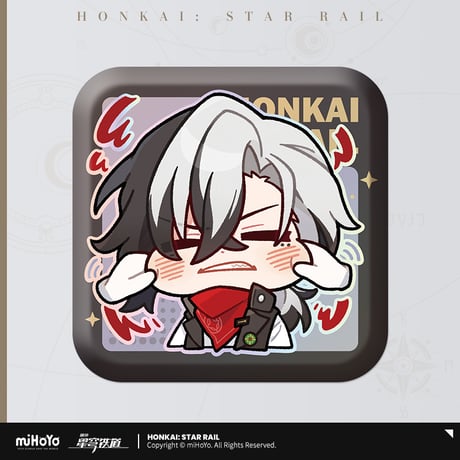 【崩スタ公式店】パム展覧会 スクエア 缶バッジ B 15元