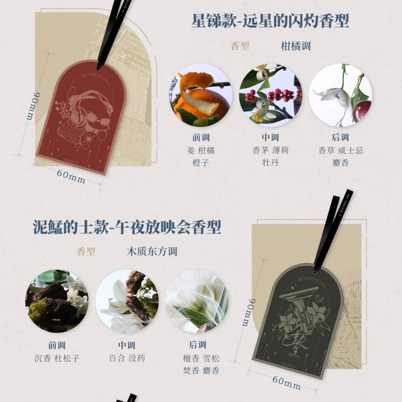 重返未来1999】特調 フレグランスカード 19.9元 （予約11下発送