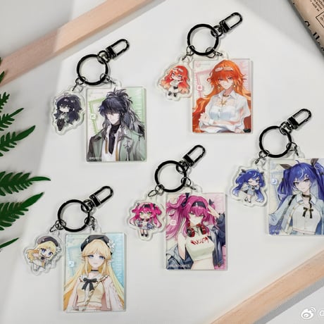 【鳴潮】澄空漫頻 キーホルダー 35元