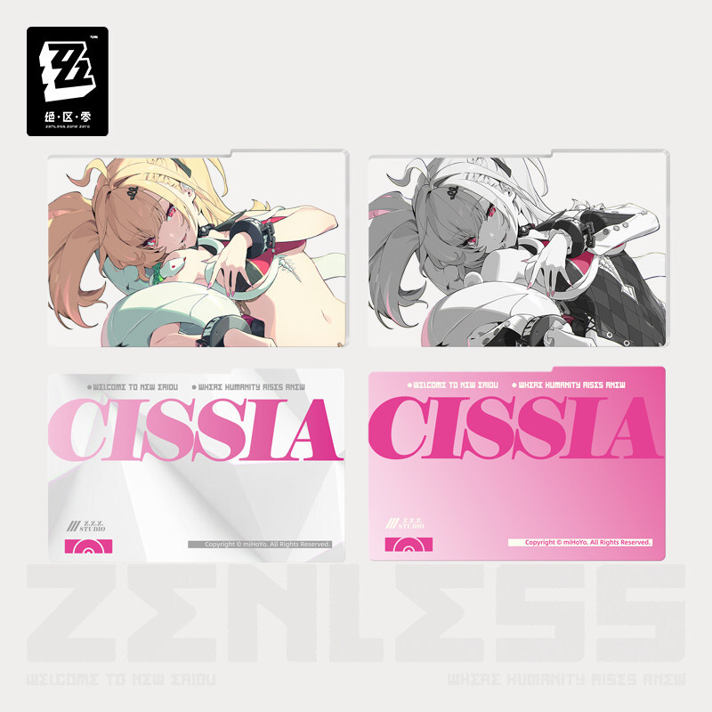 ゼンゼロ公式店】影画 アクリルカード＆フレーム 都市秩序部 98元