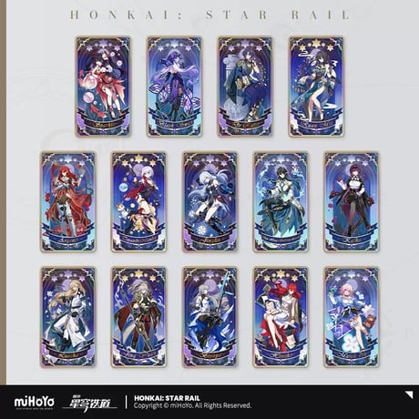 【崩スタ公式店】群星の寓言 ホロカード セット 129元