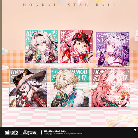 【崩スタ公式店】宇宙糖果屋 アクリルプレート 48元