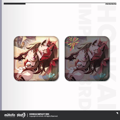 【崩壊3rd公式店】 崩スタ コラボ トリック×トリップ 缶バッジ 15元