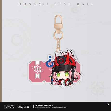 【崩スタ公式店】パム展覧会 ちびキャラ アクリルキーホルダー B 28元